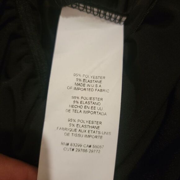 Tahari Jumpsuit New Size Xs Black Sleeveless Cropped Leg Black Jumper - Picture 3 of 7